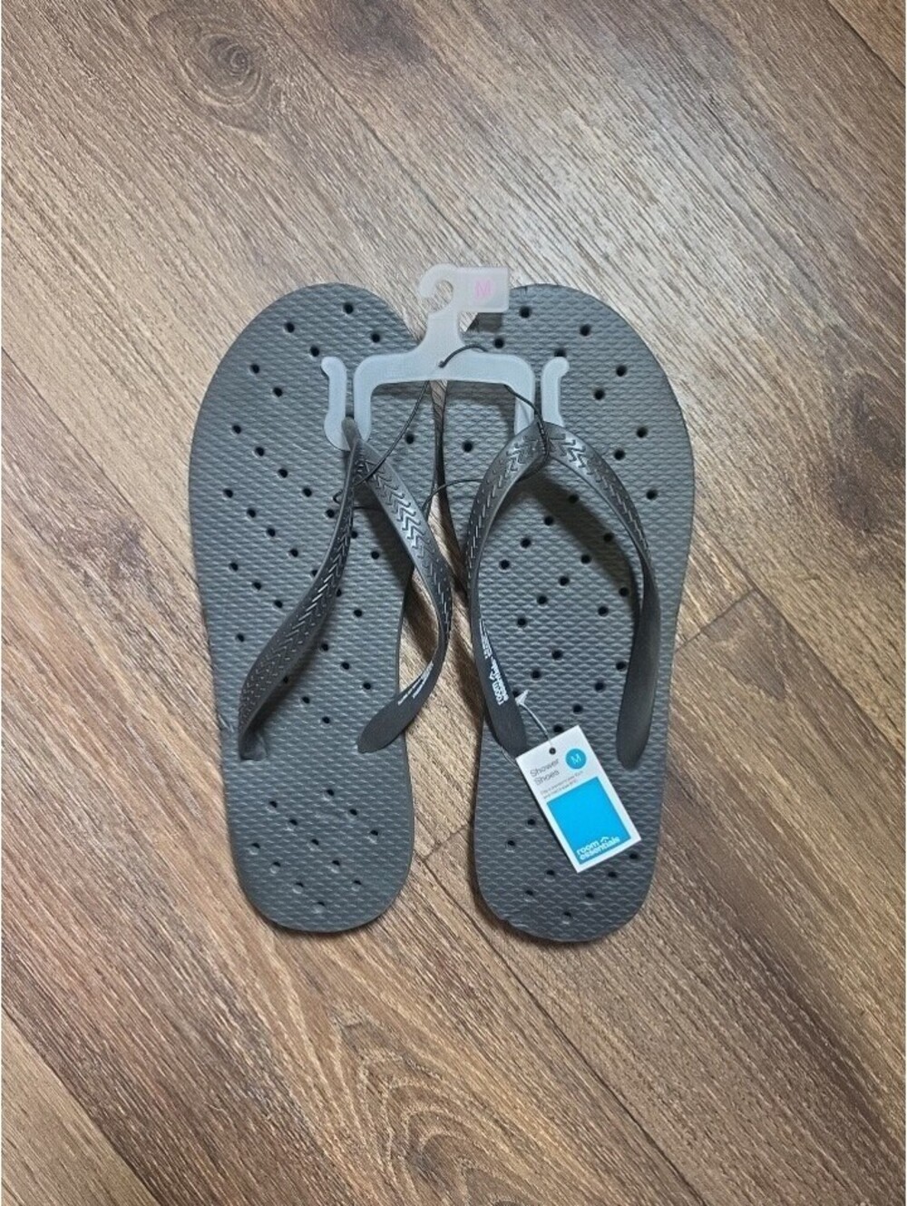 Room Essentials Camp Shower Water Draining Flip Flops M 9/10 W 10/11, # 57